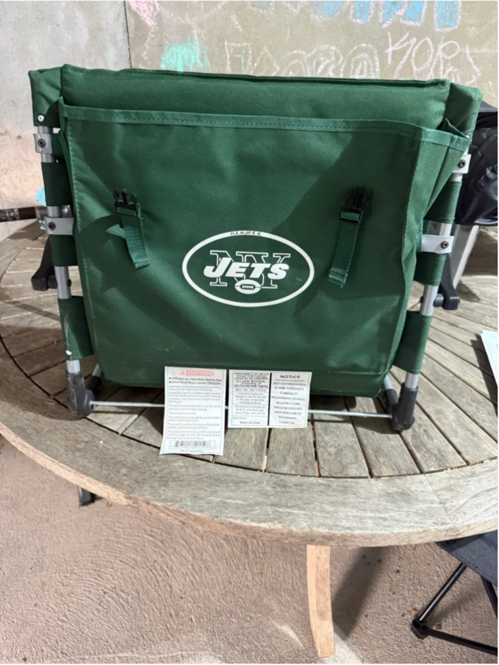 New York Jets NFL Foldable Stadium Seat